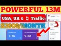 POWERFUL 13M USA, UK FREE Traffic Sources For Affiliate Links | Adsterra | CPA | Cpagrip @AnupGuptaa