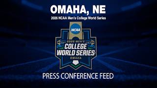 2026 Men's College World Series Georgia vs Texas Press Conferences