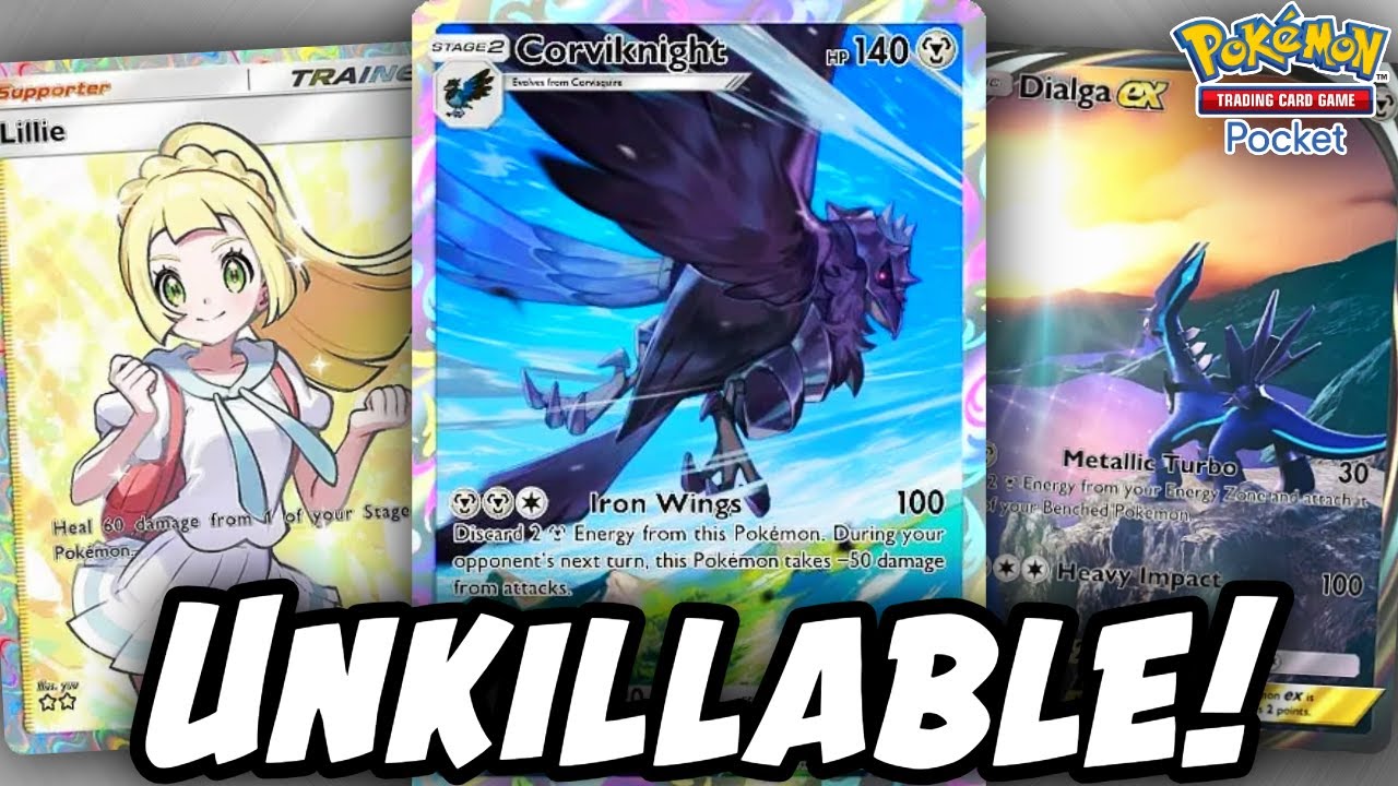 Corviknight Wont Go Down! ft. Dialga EX (Pokmon TCG Pocket)
