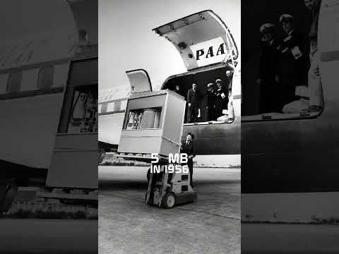 128GB in 2026 vs 5MB in 1956 💾