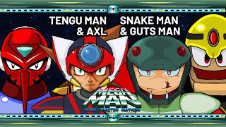 Robot Master Mayhem Day 4 Tengu Man Axl vs Snake Man Guts Man