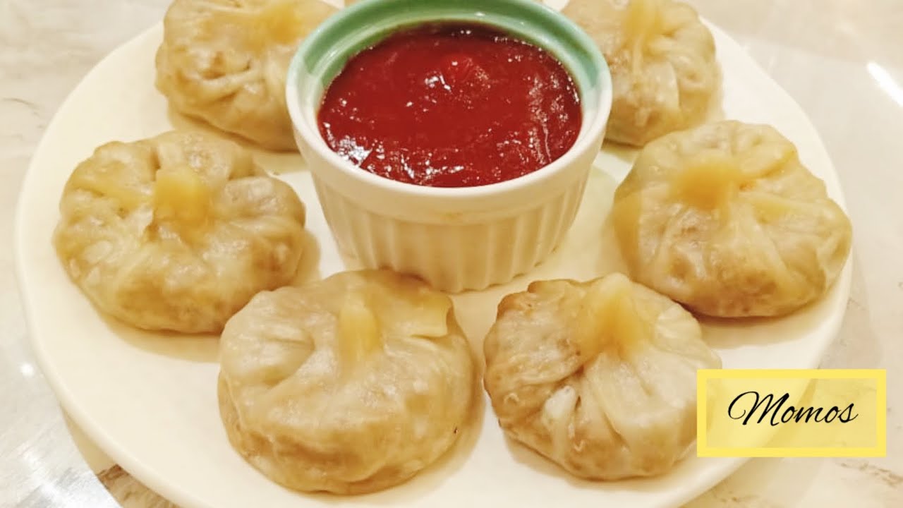 Steamed chicken momos  🥟 | Shabna Ubaid | #dumplings #food #momos