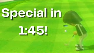 Wii Sports Resort Golf Special 3 Holes in 1:45!