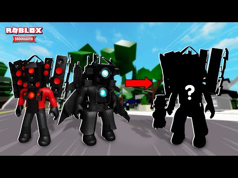 Aku Menggabungkan UPGRADE TITAN CAMERAMAN & TITAN SPEAKERMAN Di Brookhaven W/ID - Roblox