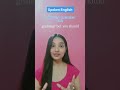Spoken English #spokenenglish #learnenglish #english