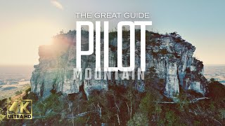 Pilot Mountain, North Carolina | The Great Guide | Aerial 4K Cinematic Experience
