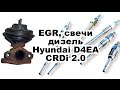 EGR, свечи дизель Hyundai D4EA CRDi 2.0, 2003