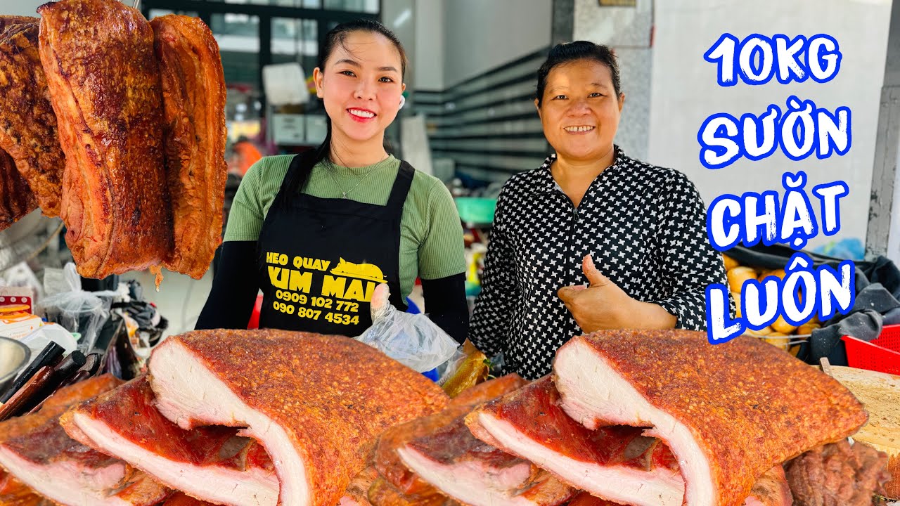 🟢Sáng sớm Đại gia tất tay 10kilogam sườn quay về nhậu chặt luôn