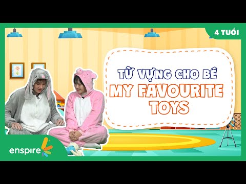 Bé học từ vựng tiếng Anh về món đồ chơi yêu thích | My favourite toys