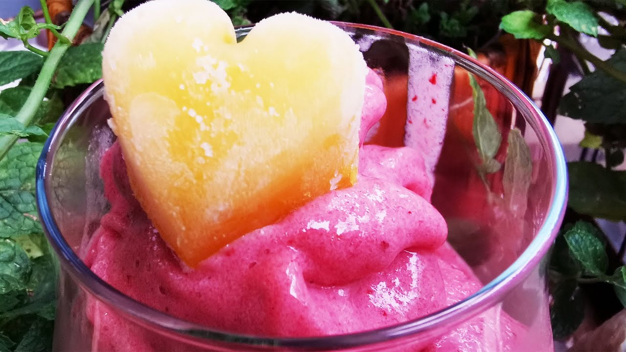 Erdbeeren Bananen Eis! Sehr einfach gemacht! - YouTube