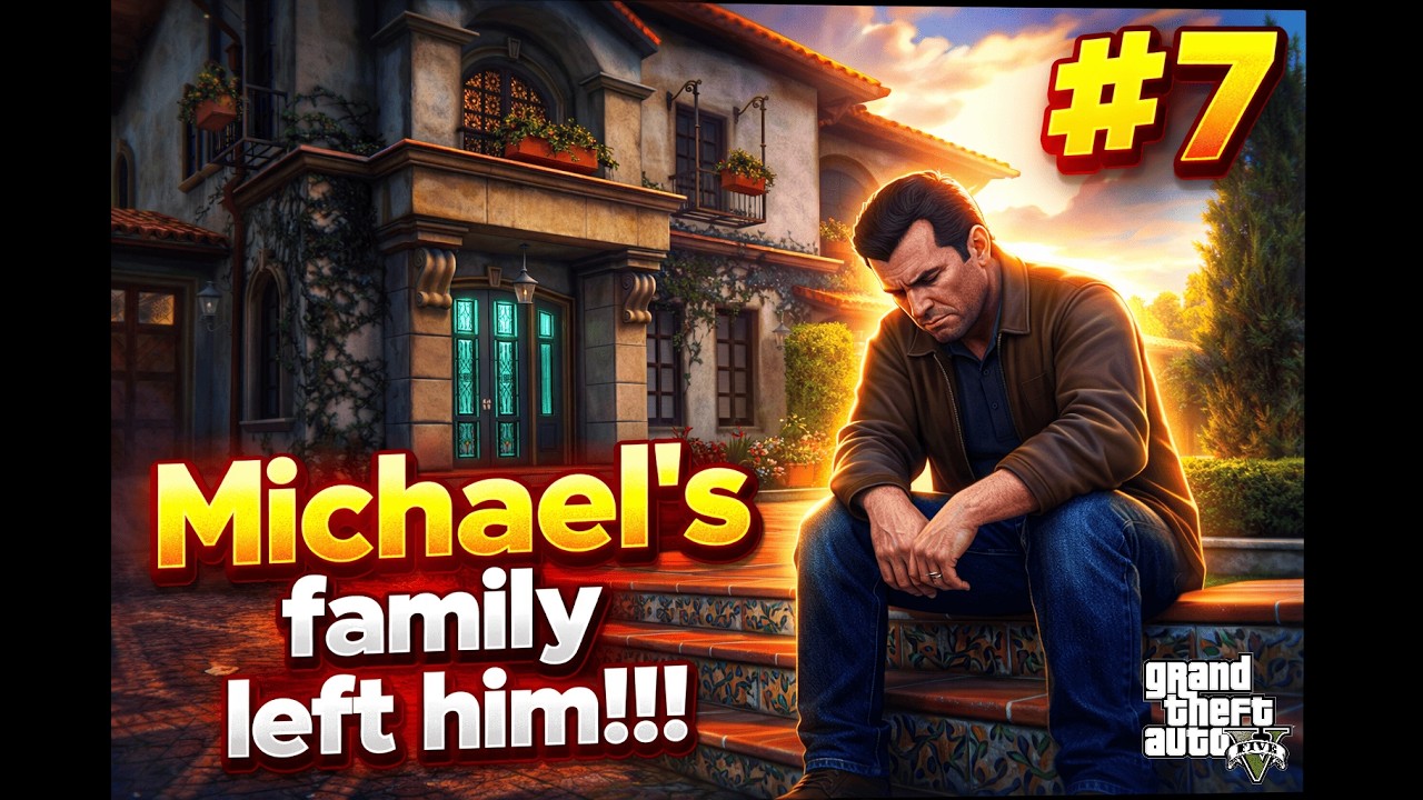 GTA V #7 | Michael's family left him | Planning of new Heist