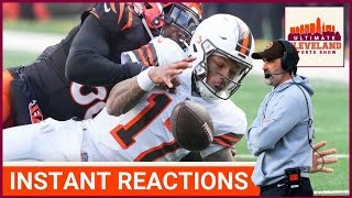 IMMEDIATE REACTIONS to the Cleveland Browns DISASTROUS season & loss to the Bengals