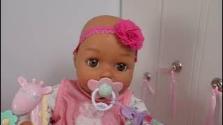 Baby Annabell doll Morning Routine feeding and changing baby doll videos compilation