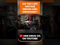 Vintage Drum Channel Series - I Like To Play. #drummer #drumgear #drums