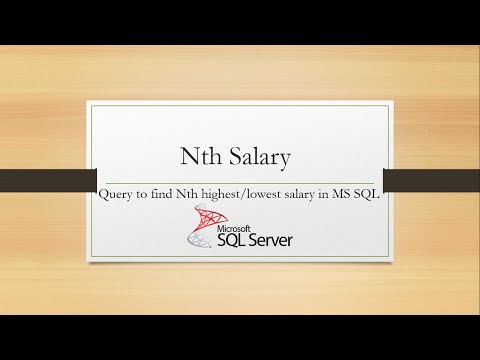 Nth highest salary | Nth lowest salary | Interview Question | Coding Studio | CodeWithRameez