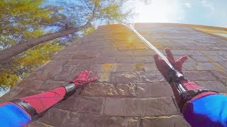 SPIDERMAN Fights Crime! - Real Life Parkour POV Chase!