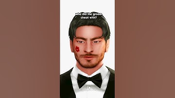 who did the groom CHEAT with? 💔| the sims 4 #sims #thesims4 #sims4 #shorts