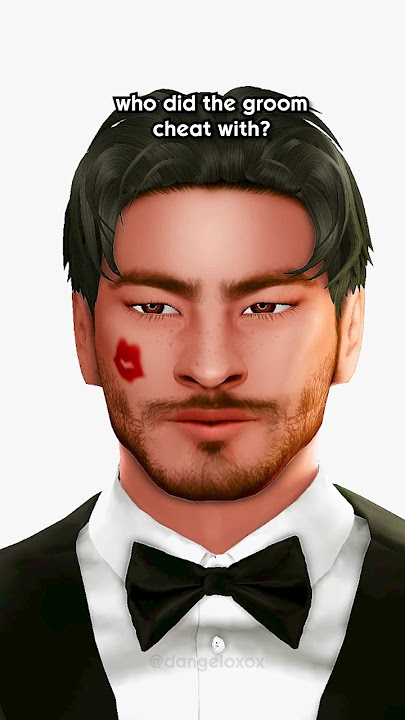 who did the groom CHEAT with? 💔| the sims 4 #sims #thesims4 #sims4 #shorts