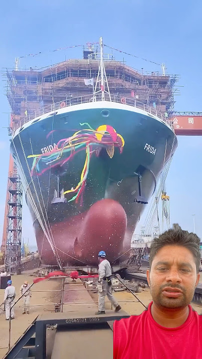 New ship ⛴️ lonching big ship 🙆🏼‍♂️ #ship #shipping #ships #shippuden #bigship #shippng #roro