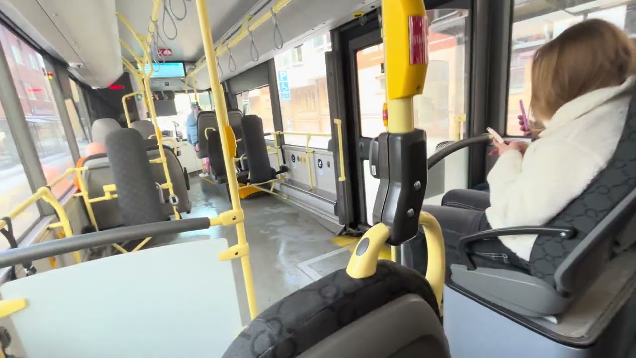 Buss 1 i Skövde från Carlsrovägen till Resecentrum