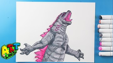 How to Draw Godzilla | Godzilla x Kong: New Empire