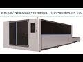 Big size Fiber Laser cutting machine bed Changing