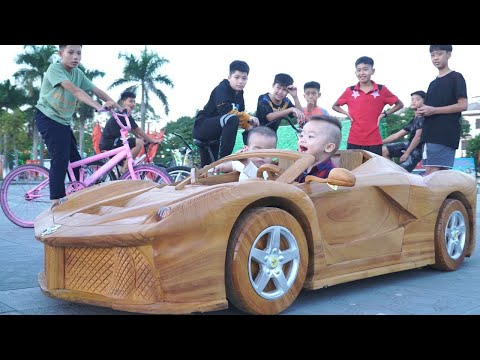 Video: Come Fare Un'auto In Legno