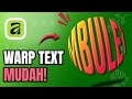 Cara Warp Text di Affinity (Teks Melengkung &amp; Ikuti Bentuk) | Mudah &amp; Cepat