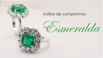 ¿Qué famoso tiene un anillo de compromiso de esmeraldas?