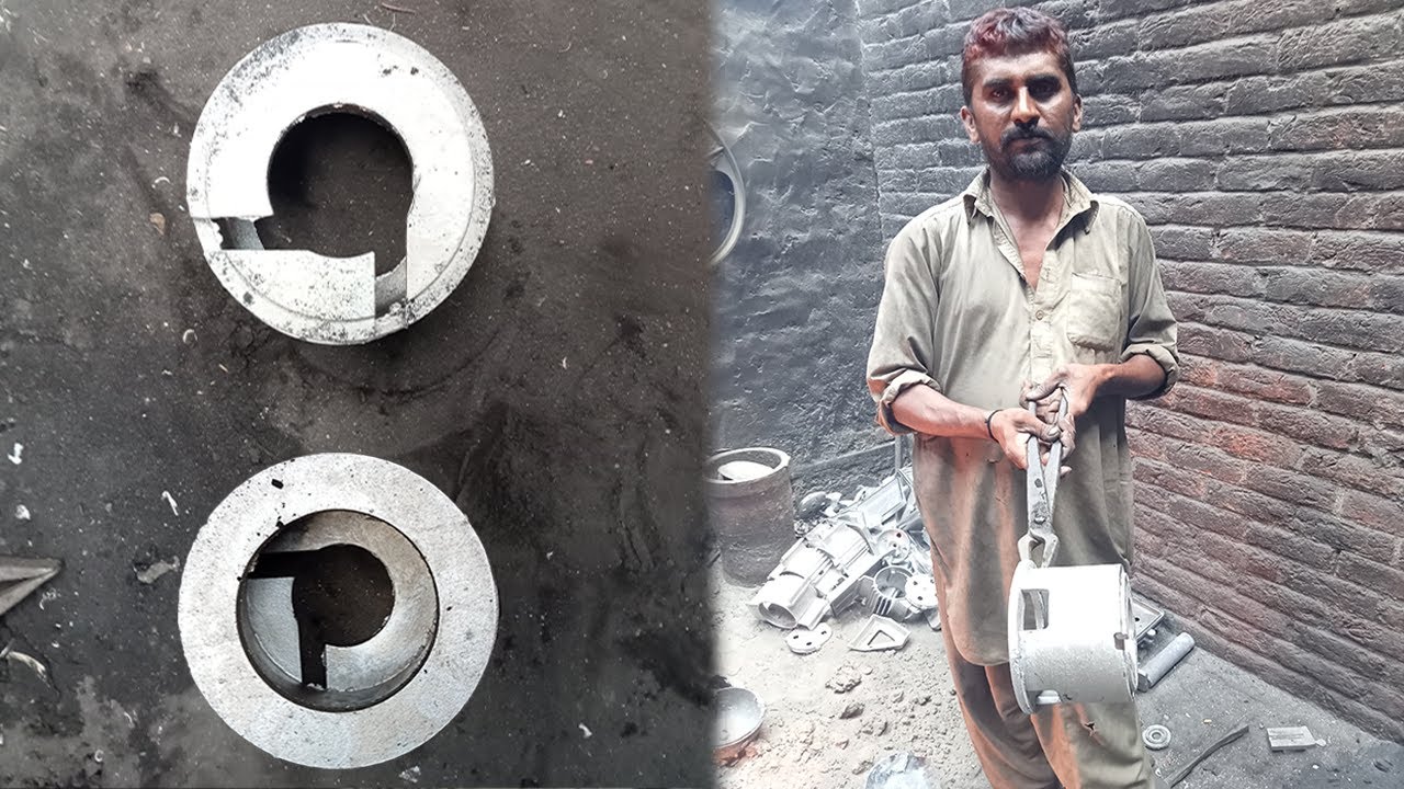 Aluminum Casting Work 8 YouTube