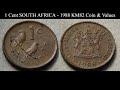 1 Cent SOUTH AFRICA -1988 KM82 Coin &amp; Values