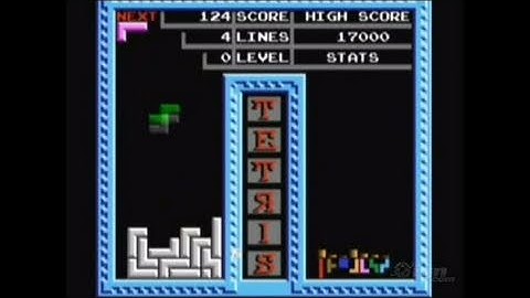 Tetris (Tengen) Retro Game Gameplay - Gameplay
