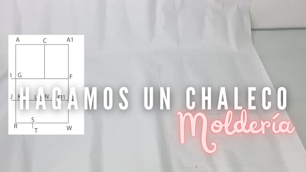 Molde de un chaleco/Parte 1/Delantero/@TefaOquendo