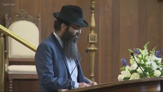 Memorial service for Holocaust survivor