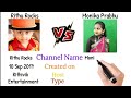 Rithu rocks vs monika prabhutamil comparisiontamil youtube channelfaisal tainment