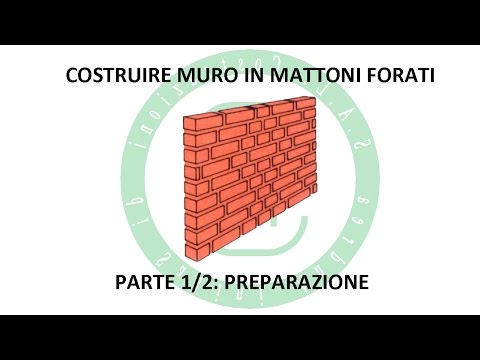 Video: Come si modella un muro di mattoni?