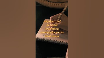 10 DEEP AND PERSONAL JOURNAL PROMPTS #journaling #writingprompts