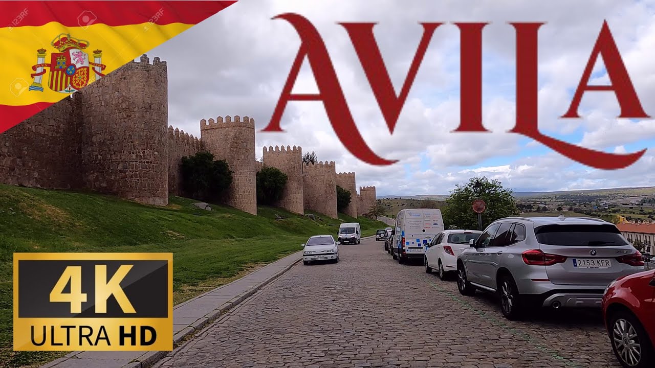 DRIVING AVILA, Province of Avila, Castile and León, SPAIN I 4K 60fps