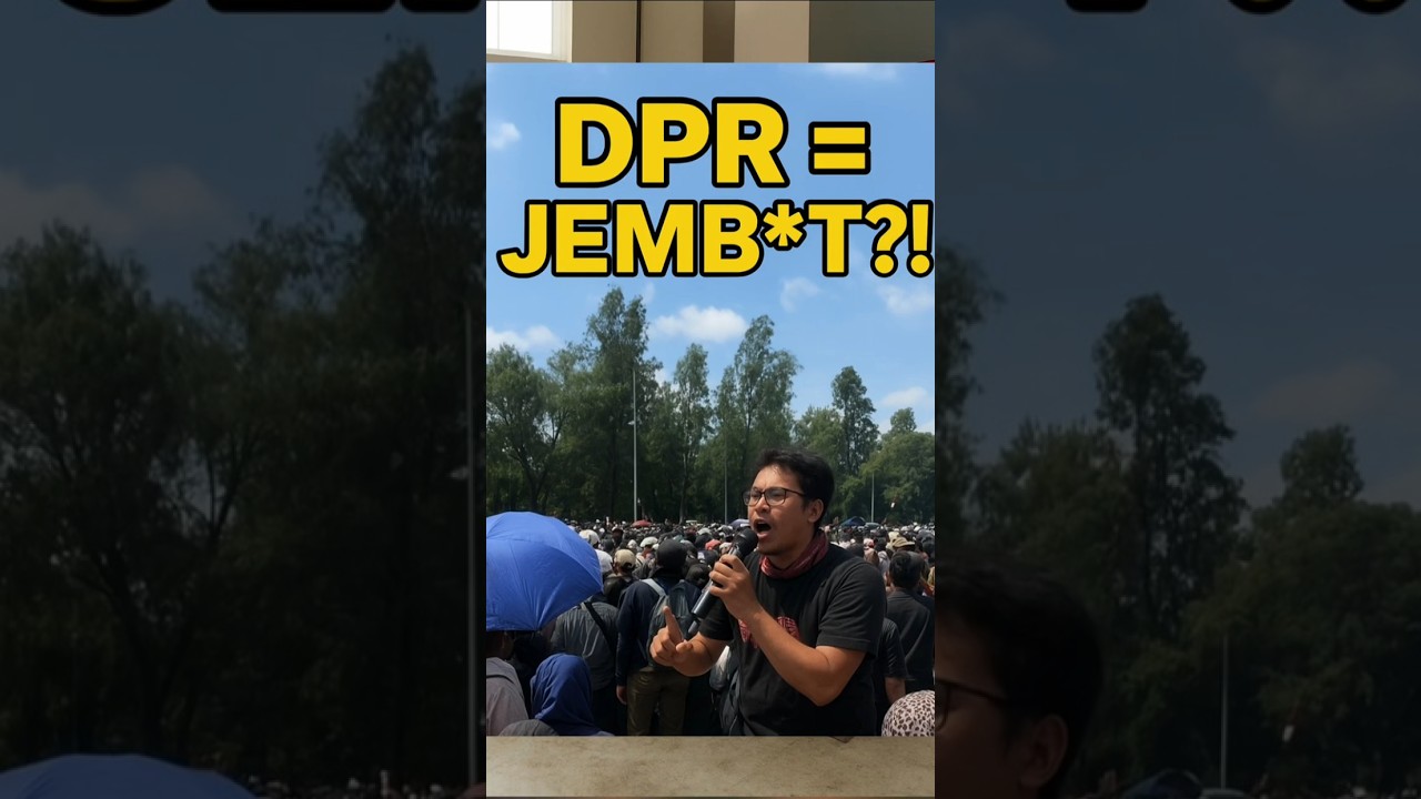 Orasi Demonstran DPR Viral | DPR Disamakan dengan Jemb*t 😂🔥 