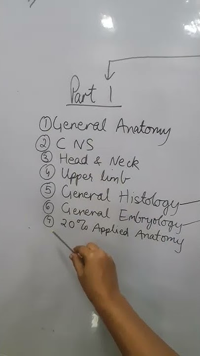 Anatomy syllabus for first year mbbs,first year mbbs subjects - YouTube