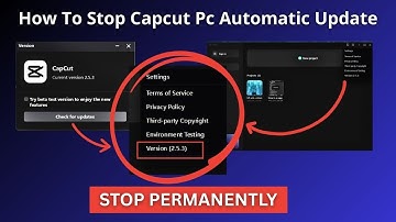 How to Stop Capcut Pc Updating Automatically 2025 | How to Disable CapCut Auto Updates Permanently !