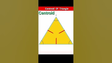 Centroid of triangle.. #shorts #education #maths