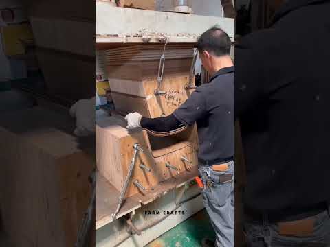 ثني الخشب الرقائقي باستخدام الآلات القديمة طريقة عمل قديمة