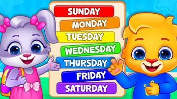 Days of the Week Song | Kids Learn Days of The Week | Lucas and Friends Songs by RV AppStudios