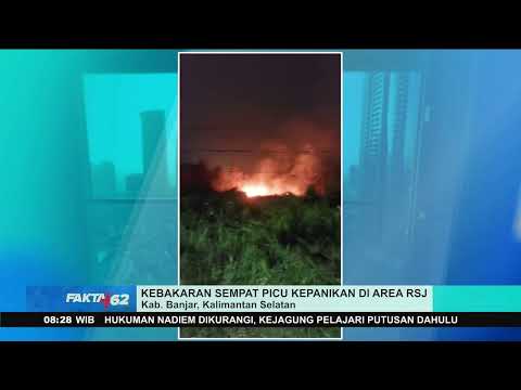 Wildfire Surrounds Mental Hospital in Banjar, South Kalimantan; Dozens of Patients Evacuated