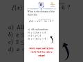 SAT Math Trick: Domain of a Square Root Function Made Easy!