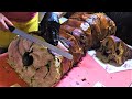 World Street Food in Italy. Smoked Pork, Burgers, Picanha, Roasted Pork, Kurtos, Poffertjies