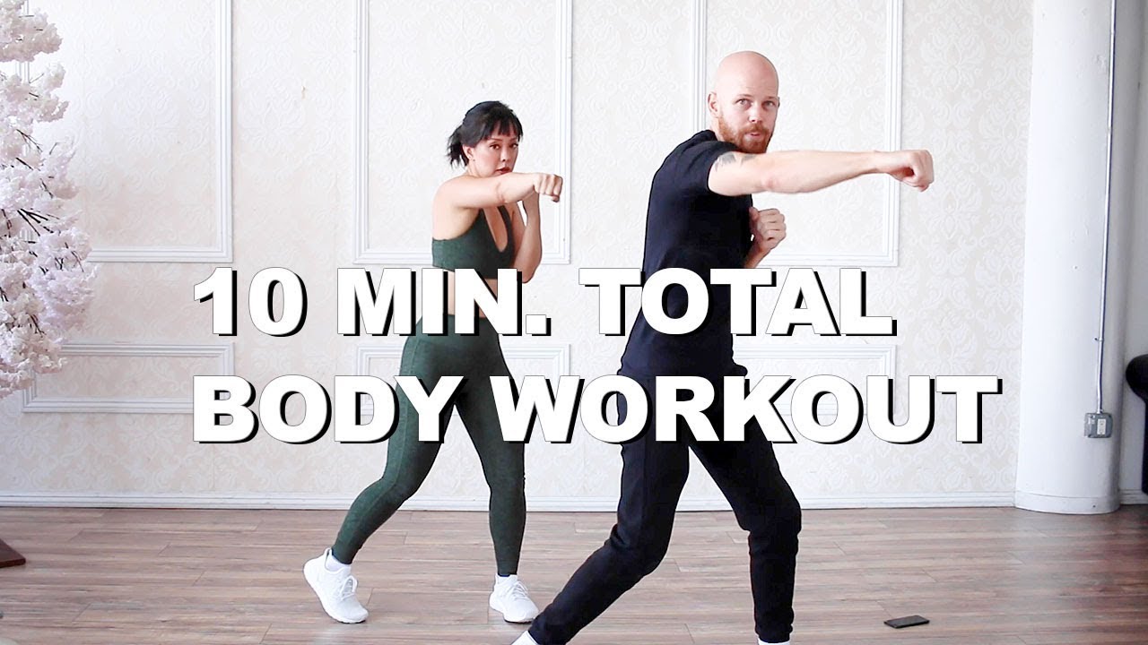 10 Minute Full Body Workout At Home - no equipment, no jumping - YouTube