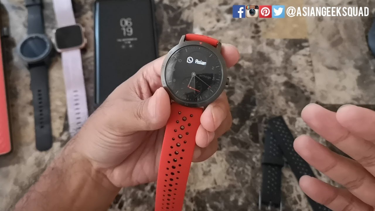 Withings Steel HR Sport - Unboxing and Setup - YouTube