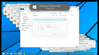 Windows 10 Technical Preview (Build 9841) Crazy Error (Road to 300 Subs!)